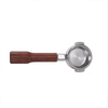 Factory Selling 58mm Stainless Steel Bottomless Coffee Portafilter with Wood Handle