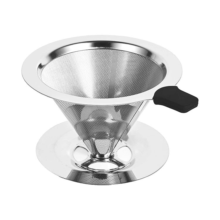 Stainless Steel Coffee Filter Reusable Funnel Filter Drip Coffee Filter