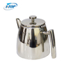 Stainless Steel Double walled 1.2L Teapot Keeps tea hot for a long time with tea infuser Tea Pot