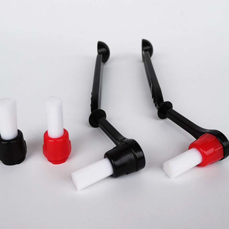 Coffee Machine Brush Cleaner Espresso Machine Brush Coffee Cup Cleaning Brush Black Red