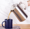 Stainless Steel French Press Coffee Maker Double Wall Metal Insulation Coffee Press & Tea Brewer Easy Clean And Easy Press