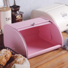 Kitchen Accessories Vintage Design Stainless Steel Mental Bread Storage Box Bakery Storage Bin