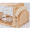 Coffee Dripper Double Stand Bamboo Pour Over Coffee Stand PourOver Drip Holder
