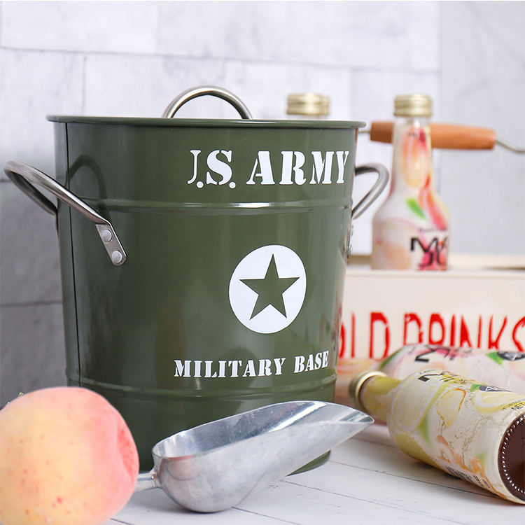 Wine Bucket Wholesale Double Wall Stainless Steel Insulated champagne Ice Bucket With included Strainer Keeps Ice Cold