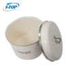 1.0 gallon Compost Bucket Galvinizational Zinc Metal Easy Clean with Charcoal Filter Compost bin