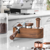 Coffee Filter Tamper Holder 58mm Wooden Espresso Tamper Mat Stand Tamping Station Espresso Tamper Holder with Nonslip Feet