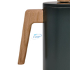 French Press Double Wall Insulated Thermal Wooden Handle Stainless Steel 304 Cafetiere Coffee Maker