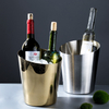 Custom Design 3 Liter Champagne Wine Ice Bucket Keep Cool For Hours Stainless Steel Insulated Ice Bucket For Cocktail Bar