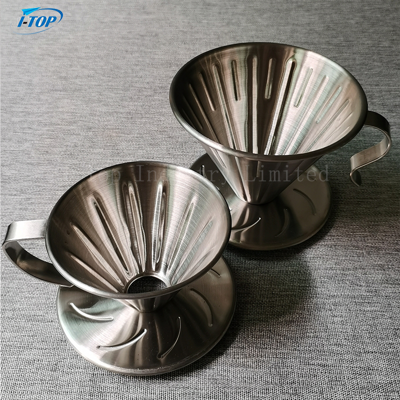 Dripper camping coffee dripper Clear brewed pour over coffee dripper