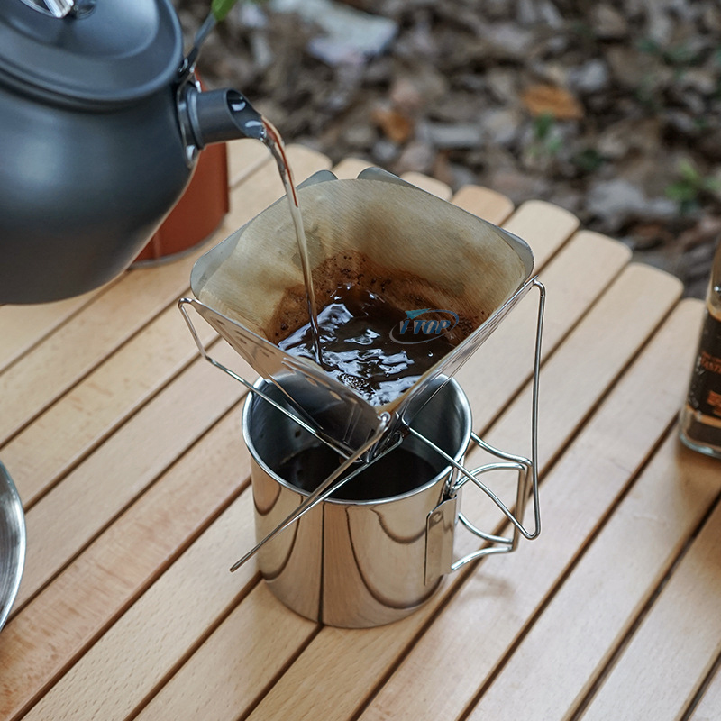 Stainless Steel Brew Kettle Pour Over Meker Filter Coffee Dripper