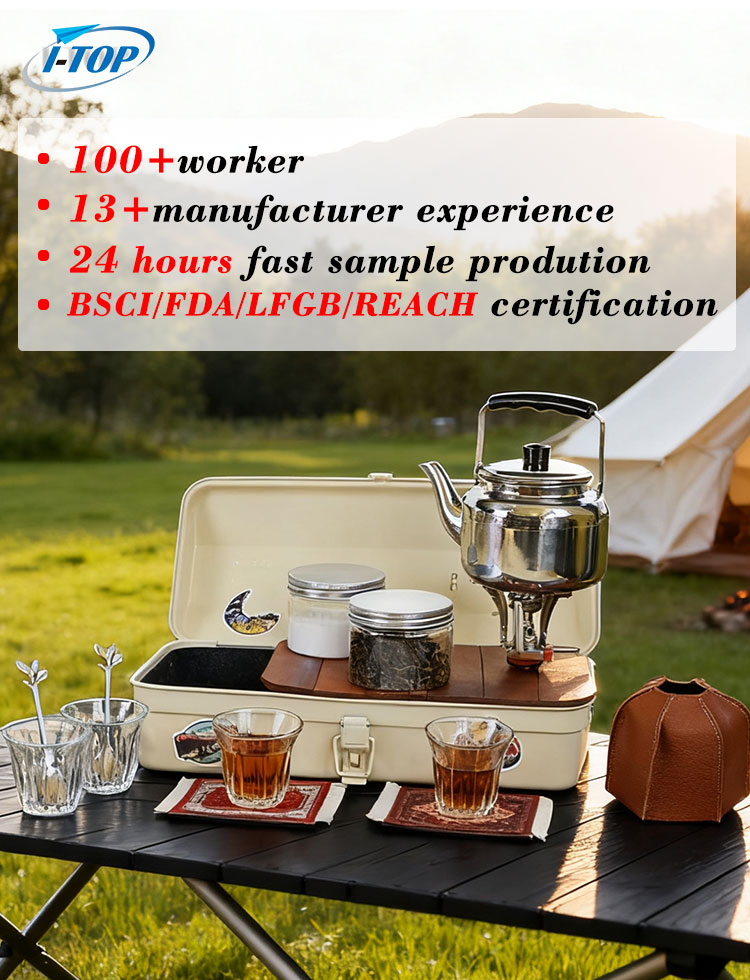 Travel Glass Tea Set